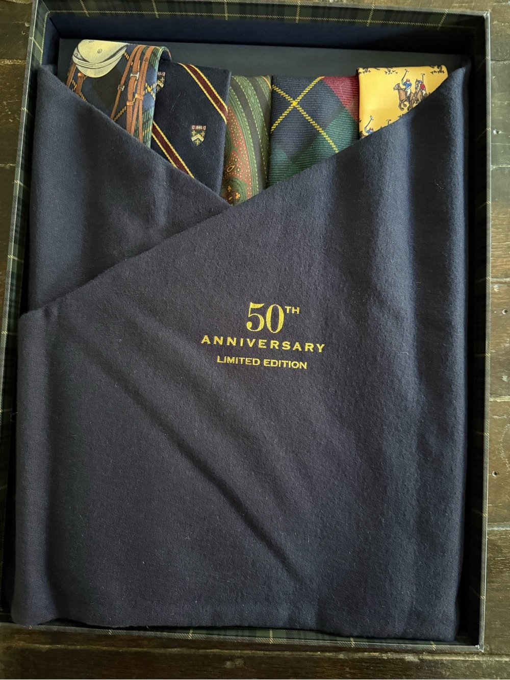 Limited Edition 50th Anniversary Tie Set - Assorted Patterned Silk Ties